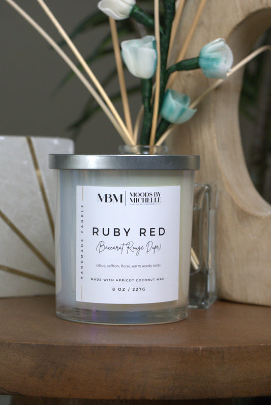 Ruby Red (Baccarat Rouge Dupe) 8 oz Candle